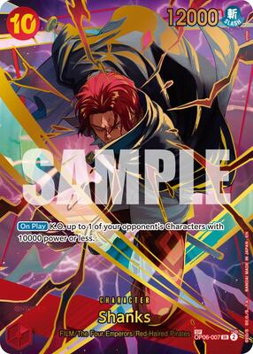 Shanks (SP) card from Premium Booster -The Best- Vol. 2