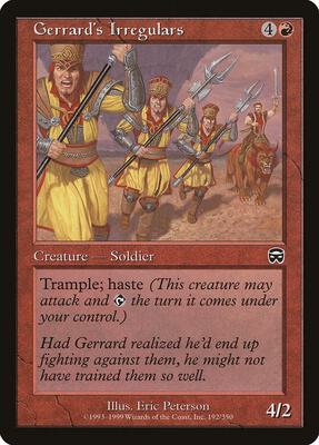 Gerrard's Irregulars card from Mercadian Masques