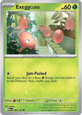 Exeggcute card from ME01: Mega Evolution