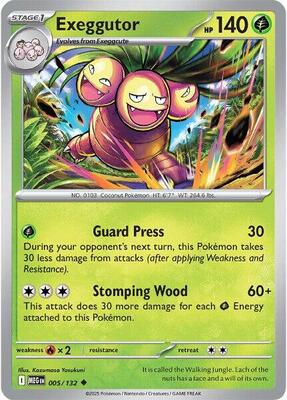 Exeggutor - 005/132 card from ME01: Mega Evolution