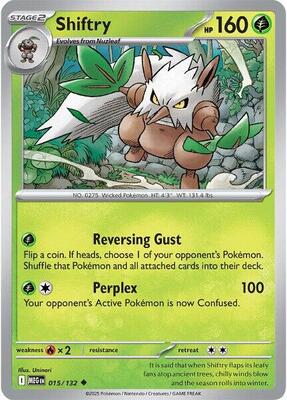 Shiftry card from ME01: Mega Evolution
