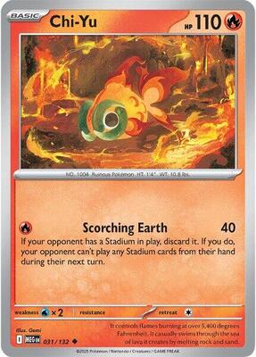 Chi-Yu card from ME01: Mega Evolution