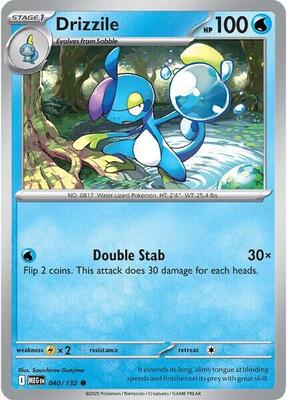 Drizzile card from ME01: Mega Evolution
