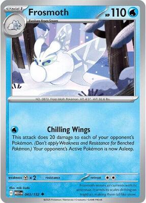 Frosmoth card from ME01: Mega Evolution