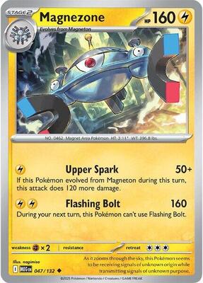 Magnezone card from ME01: Mega Evolution