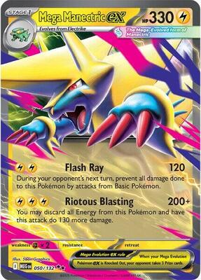 Mega Manectric ex - 050/132 card from ME01: Mega Evolution