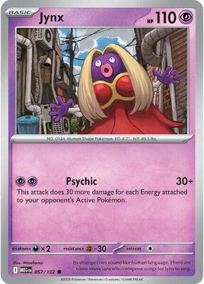 Jynx card from ME01: Mega Evolution
