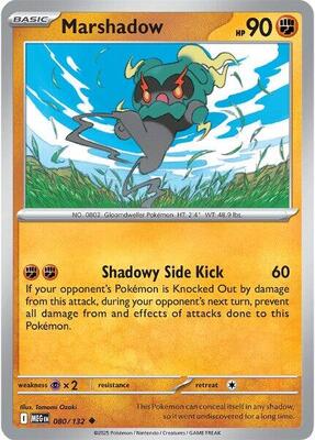 Marshadow - 080/132 card from ME01: Mega Evolution