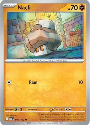 Nacli card from ME01: Mega Evolution