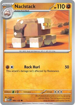 Naclstack card from ME01: Mega Evolution