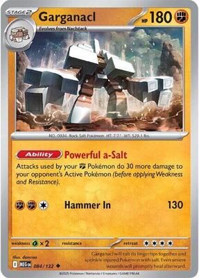Garganacl - 084/132 card from ME01: Mega Evolution