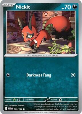Nickit card from ME01: Mega Evolution