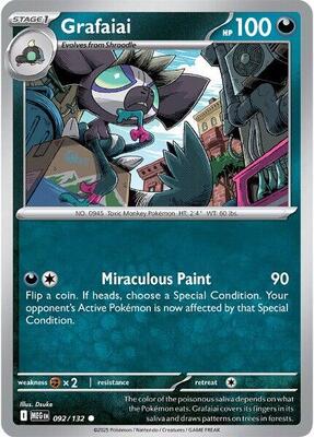 Grafaiai card from ME01: Mega Evolution