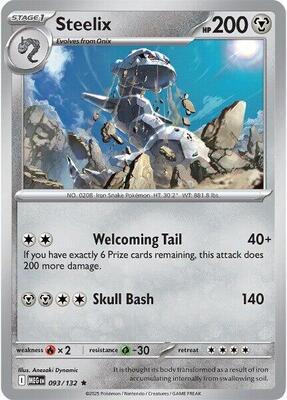 Steelix - 093/132 card from ME01: Mega Evolution