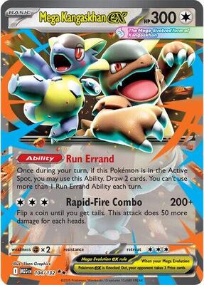 Mega Kangaskhan ex - 104/132 card from ME01: Mega Evolution