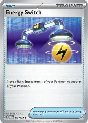 Energy Switch card from ME01: Mega Evolution