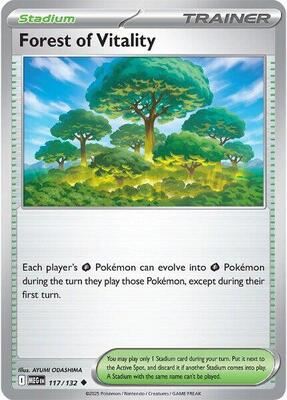 Forest of Vitality card from ME01: Mega Evolution