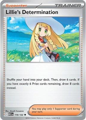 Lillie's Determination - 119/132 card from ME01: Mega Evolution
