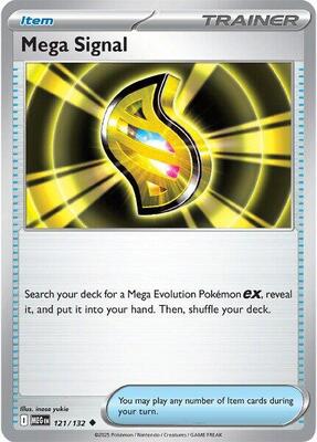 Mega Signal - 121/132 card from ME01: Mega Evolution