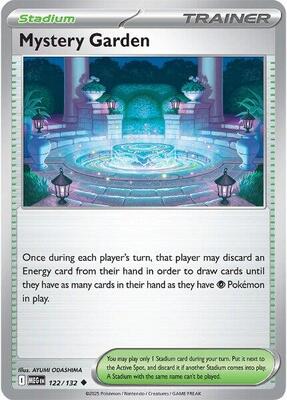 Mystery Garden - 122/132 card from ME01: Mega Evolution