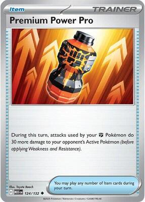 Premium Power Pro - 124/132 card from ME01: Mega Evolution