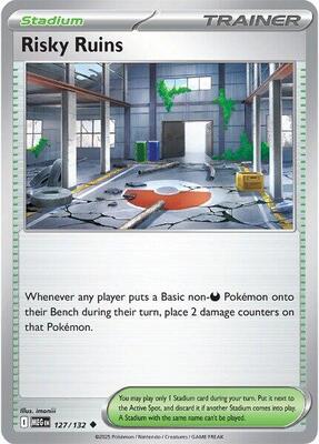 Risky Ruins card from ME01: Mega Evolution