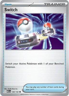 Switch card from ME01: Mega Evolution