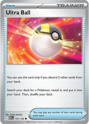 Ultra Ball card from ME01: Mega Evolution