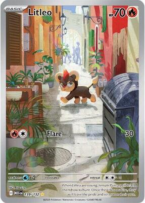 Litleo - 139/132 card from ME01: Mega Evolution