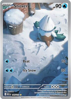 Snover - 140/132 card from ME01: Mega Evolution
