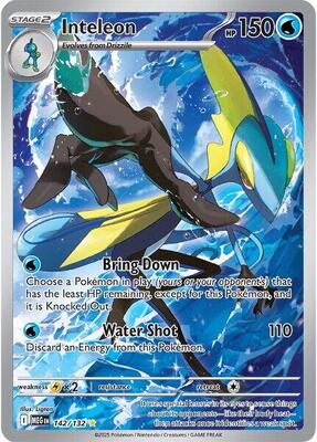 Inteleon - 142/132 card from ME01: Mega Evolution