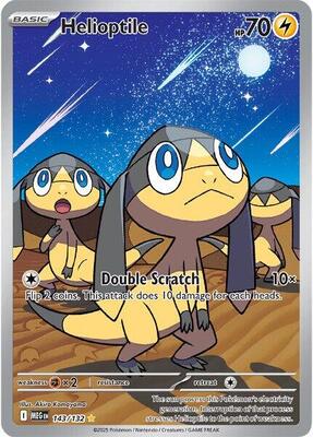 Helioptile - 143/132 card from ME01: Mega Evolution