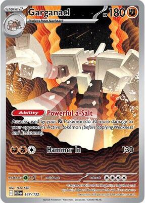 Garganacl - 147/132 card from ME01: Mega Evolution