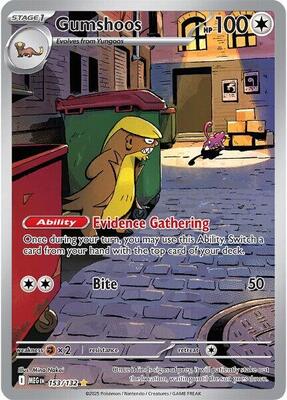 Gumshoos - 153/132 card from ME01: Mega Evolution