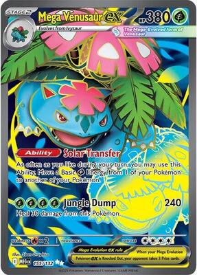 Mega Venusaur ex - 155/132 card from ME01: Mega Evolution