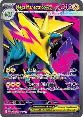 Mega Manectric ex - 158/132 card from ME01: Mega Evolution