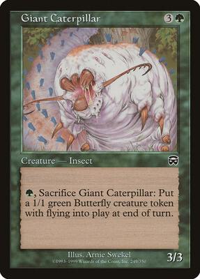 Giant Caterpillar card from Mercadian Masques