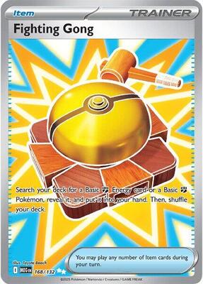 Fighting Gong - 168/132 card from ME01: Mega Evolution