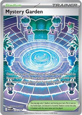 Mystery Garden - 172/132 card from ME01: Mega Evolution