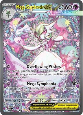 Mega Gardevoir ex - 178/132 card from ME01: Mega Evolution