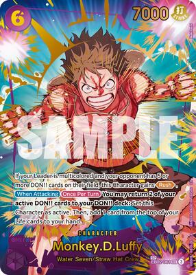 Monkey.D.Luffy - EB02-061 (SP) card from Premium Booster -The Best- Vol. 2