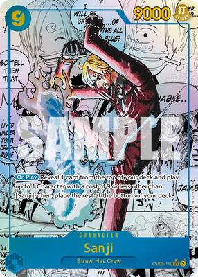 Sanji - OP06-119 (Manga) card from Premium Booster -The Best- Vol. 2