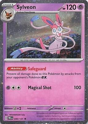 Sylveon - 040/131 (Cosmos Holo) card from Miscellaneous Cards & Products