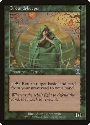 Groundskeeper card from Mercadian Masques