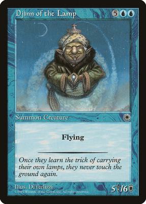 Djinn of the Lamp card from Portal