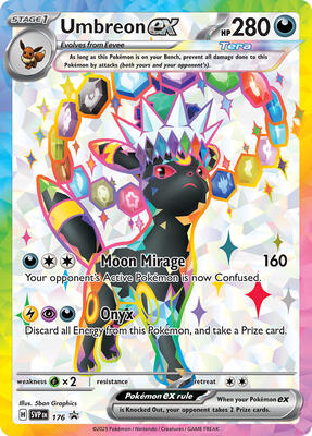 Umbreon ex - 176 card from SV: Scarlet & Violet Promo Cards