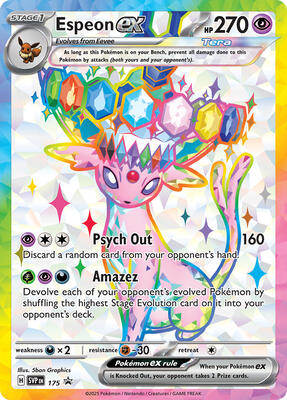 Espeon ex - 175 card from SV: Scarlet & Violet Promo Cards