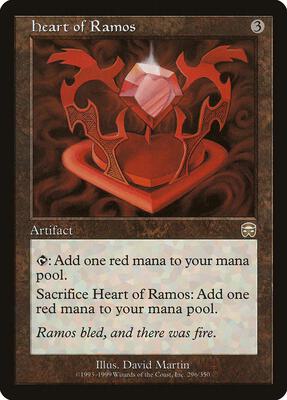 Heart of Ramos card from Mercadian Masques