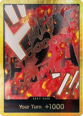 DON!! Card (Dragon) (Gold) card from Premium Booster -The Best- Vol. 2