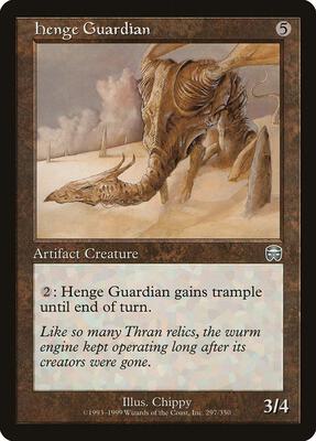 Henge Guardian card from Mercadian Masques